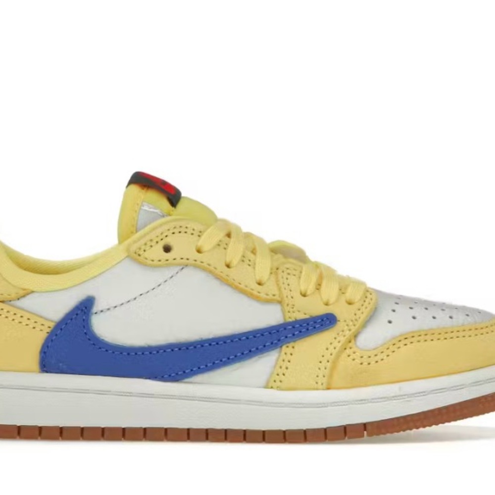 Nike Kids Yellow and Blue Sneakers